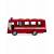 Металлическая машинка Play Smart 1:52 «ПАЗ 3237 Пожарная служба» 12 см. 6523-A Автопарк, инерционная