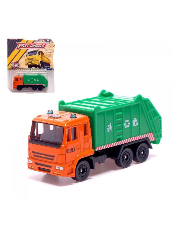 Металлическая машинка Play Smart 1:64 «Мусоровоз» 6710 / Микс