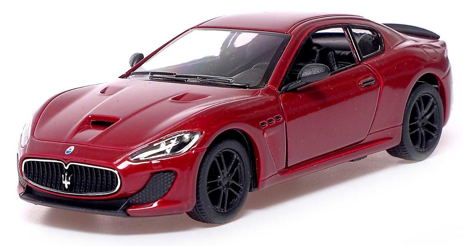 Машинка металлическая Kinsmart 1:38 «2016 Maserati GranTurismo MC Stradale» KT5395D инерционная / Микс