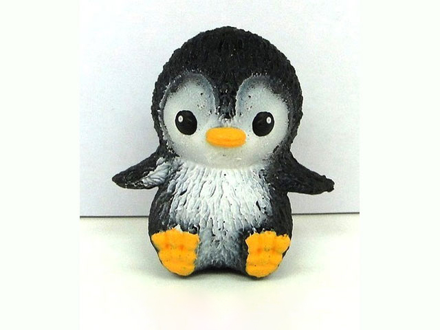 Фигурки-тянучки животных «Пингвинята» из термопластичной резины, 5 см., в пакете A293-DB / 2 шт.