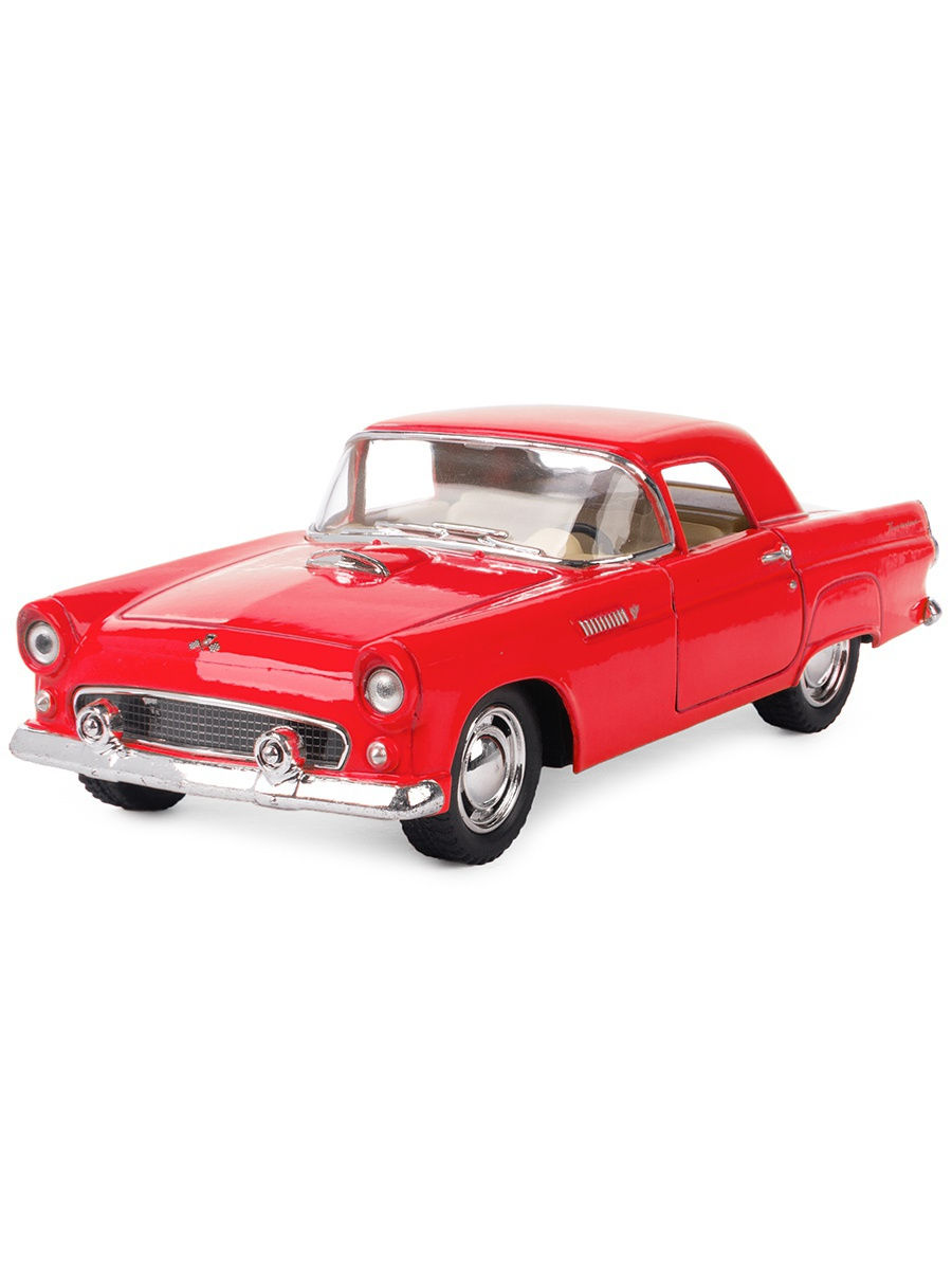 Машинка металлическая Kinsmart 1:36 «1955 Ford Thunderbird» KT5319D инерционная / Микс