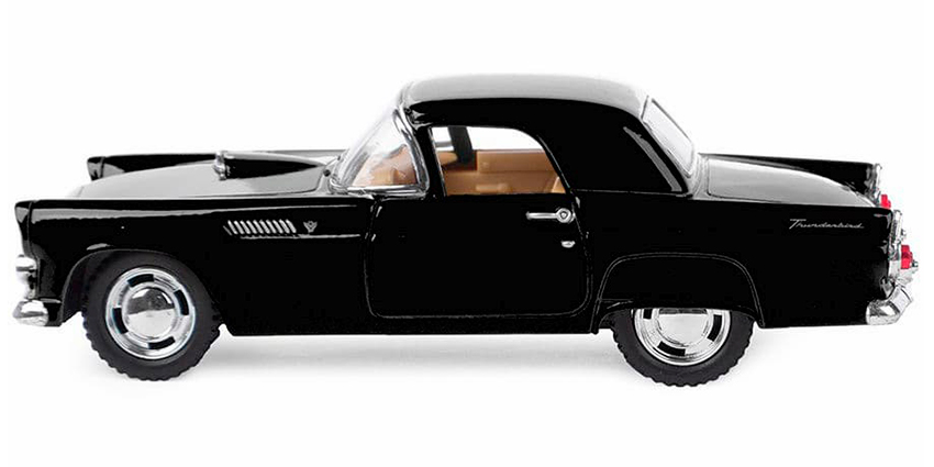 Машинка металлическая Kinsmart 1:36 «1955 Ford Thunderbird» KT5319D инерционная / Микс