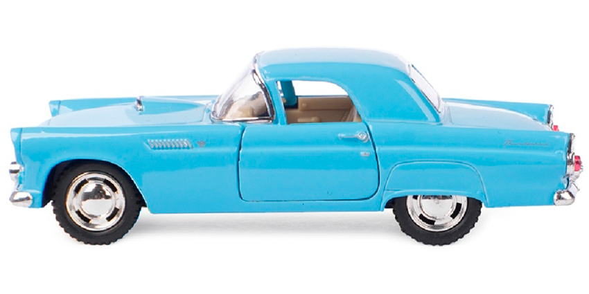 Машинка металлическая Kinsmart 1:36 «1955 Ford Thunderbird» KT5319D инерционная / Микс