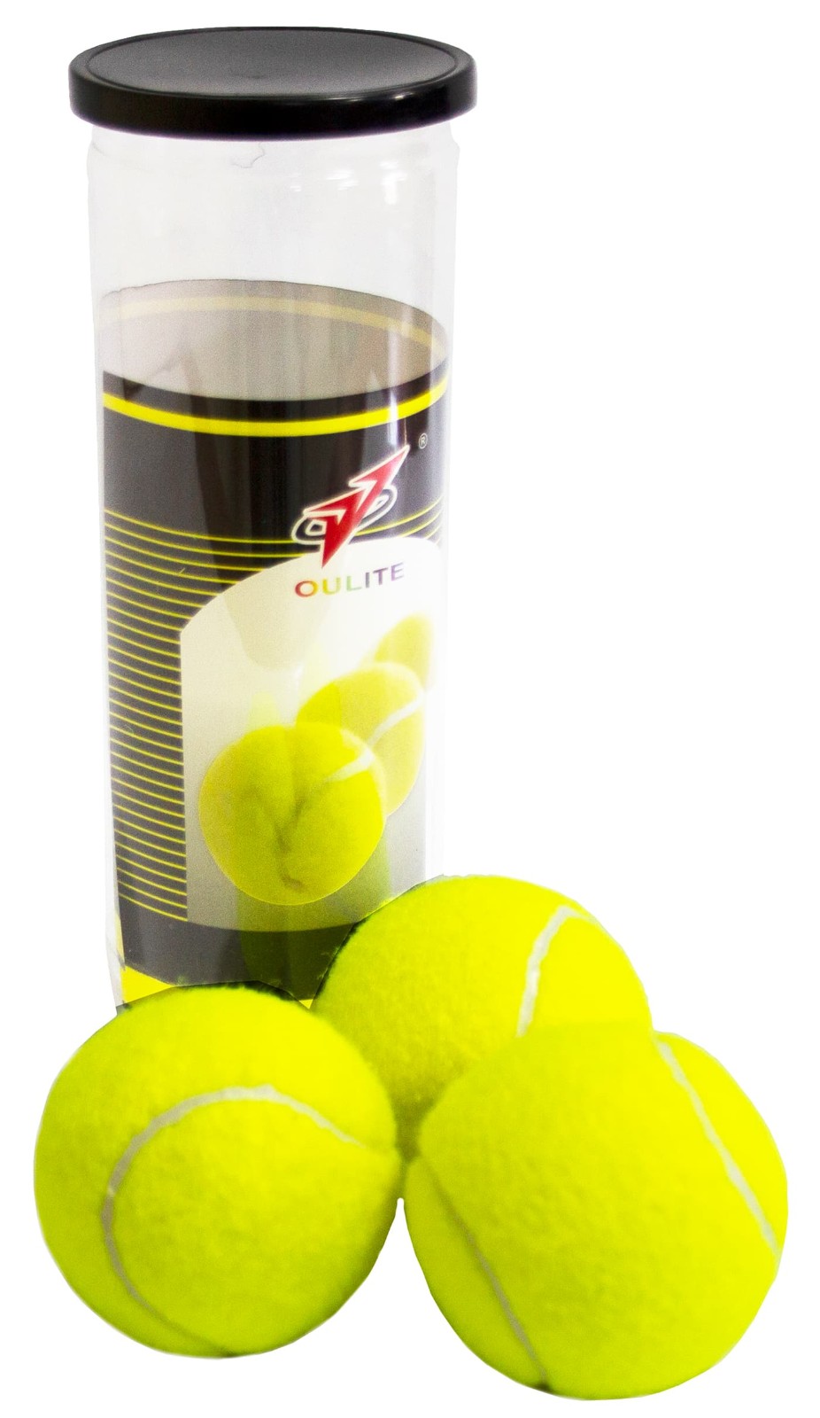 Мячи для большого тенниса Oulite в тубе, 306F / 3 шт.