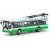 Металлический троллейбус Play Smart 1:72 «ЛиАЗ-5292» 16 см. 6407-A Автопарк / Зеленый