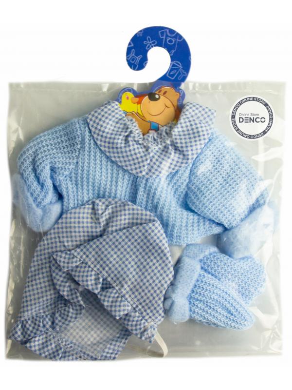 Одежда для куклы 30-35 см «Yale Baby» YLC35T кофточка, шапочка / микс