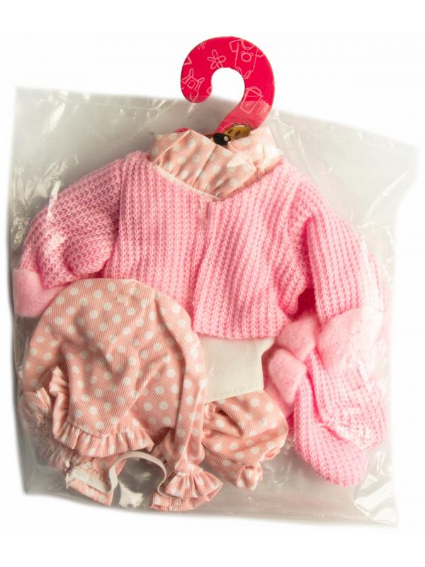 Одежда для куклы 30-35 см «Yale Baby» YLC35T кофточка, шапочка / микс