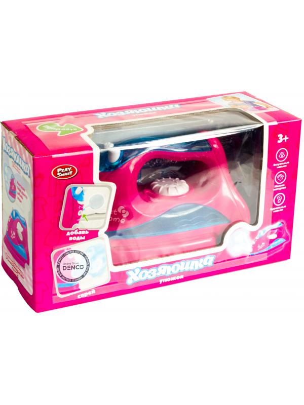 Детский игровой утюжок Play Smart «Хозяюшка» с паром, звуком и светом / D2157