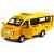 Машинка металлическая Wanbao 1:43 «ГАЗель 3231: Маршрутное такси» 15 см., 673DD, инерционная, свет, звук