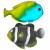 Фигурки-тянучки антистресс «Морские рыбы» 17 см. из термопластичной резины / 2 штуки, A126-PDQ