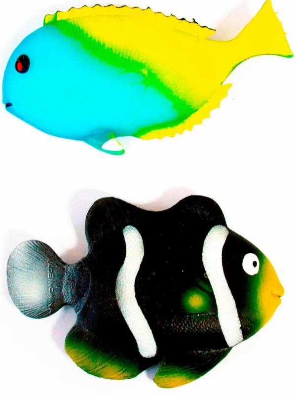 Фигурки-тянучки антистресс «Морские рыбы» 17 см. из термопластичной резины / 2 штуки, A126