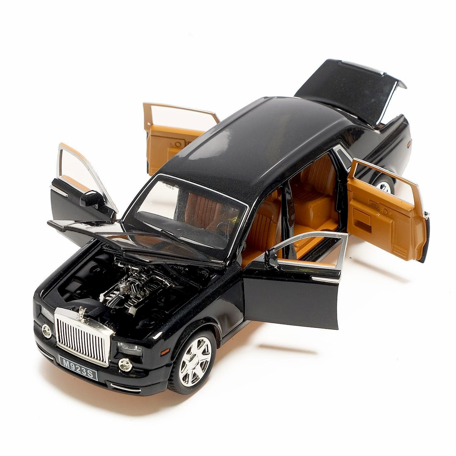 Металлическая машинка XLG 1:24 «Rolls-Royce Phantom» M923S-6 инерционная, свет, звук в коробке / Микс