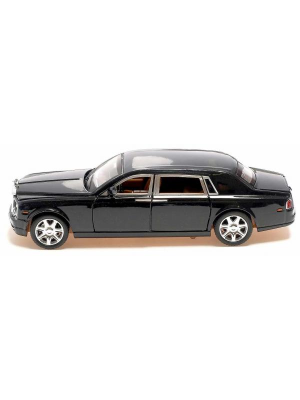 Металлическая машинка XLG 1:24 «Rolls-Royce Phantom» M923S-6 инерционная, свет, звук в коробке / Микс