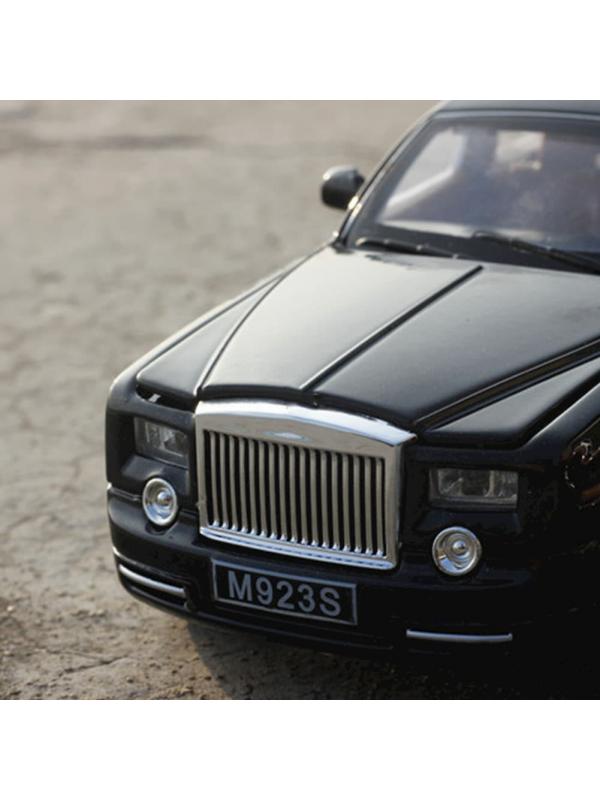 Металлическая машинка XLG 1:24 «Rolls-Royce Phantom» M923S-6 инерционная, свет, звук в коробке / Микс