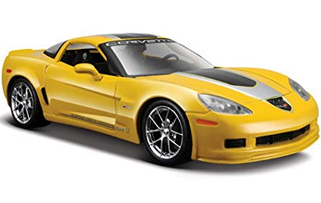 Машина Corvette GT1 2009, 1:24, желтая, 31203 / Maisto