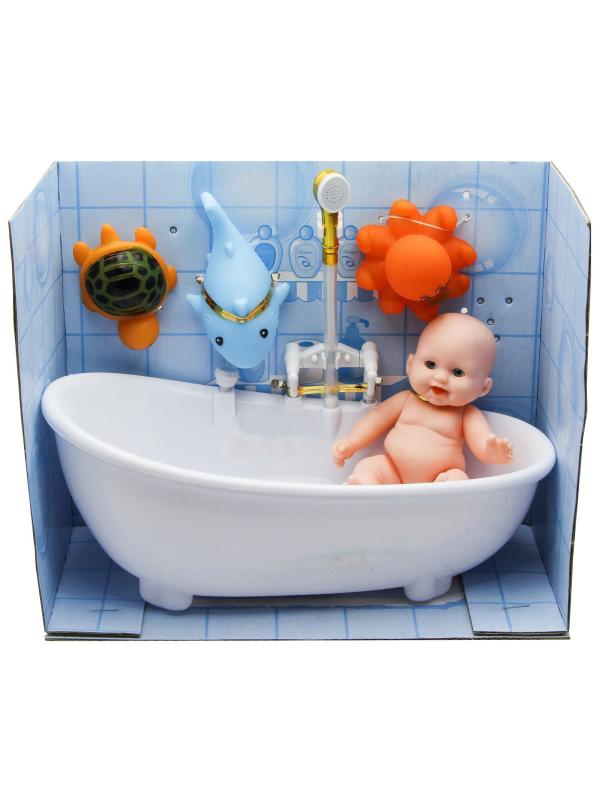 Ванна для купания с пупсом и игрушками «Dream Bathroom» Д02929С
