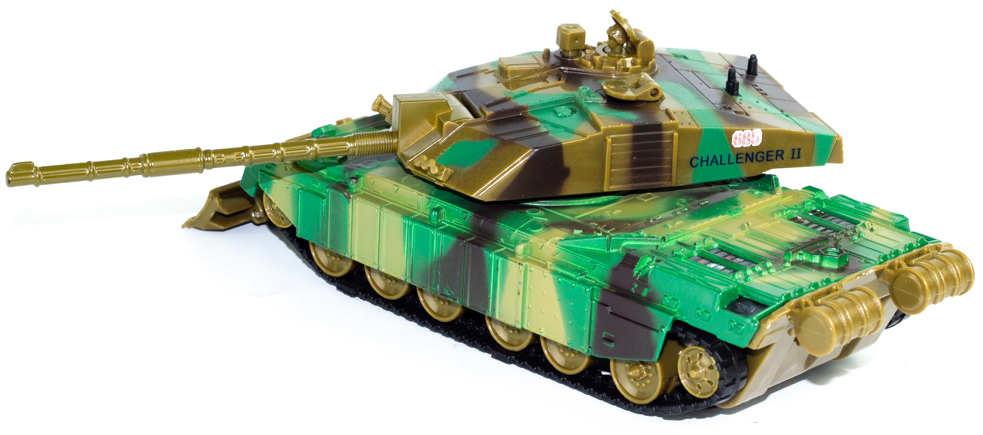 Металлический танк Metal Slug 1:50 «685 Challenger II» 685S, 19 см., инерционный / Микс