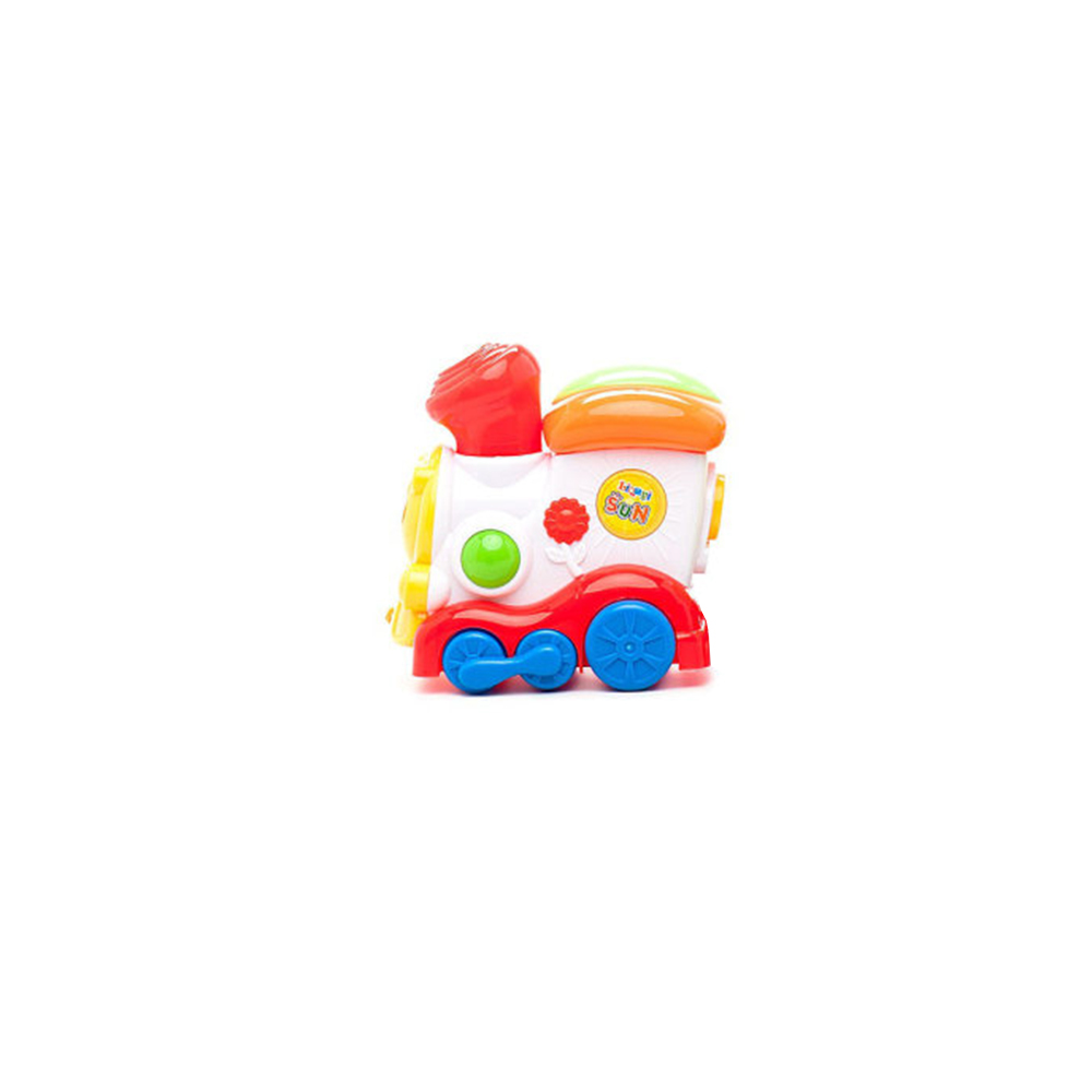 Детская игрушка-каталка «Паровозик» на веревочке / Н728