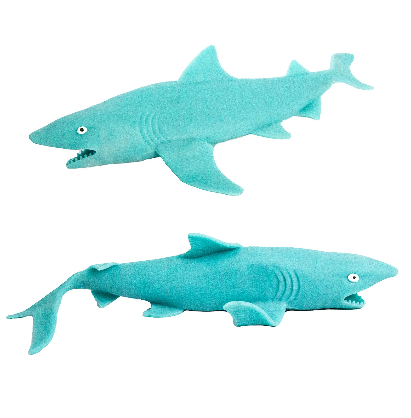 Игрушки резиновые фигурки-тянучки «Акулы» A105DB 25 см., Антистресс / 2 шт.
