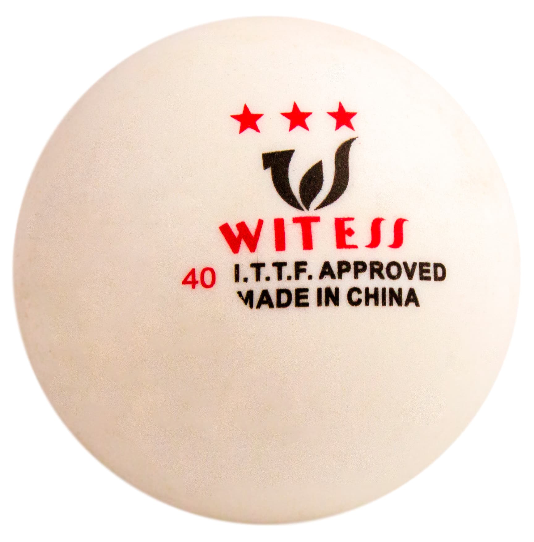 Мяч для настольного тенниса (Пинг-Понга) Wittes 07447, 40 мм., 3 звезды / 6 шт.