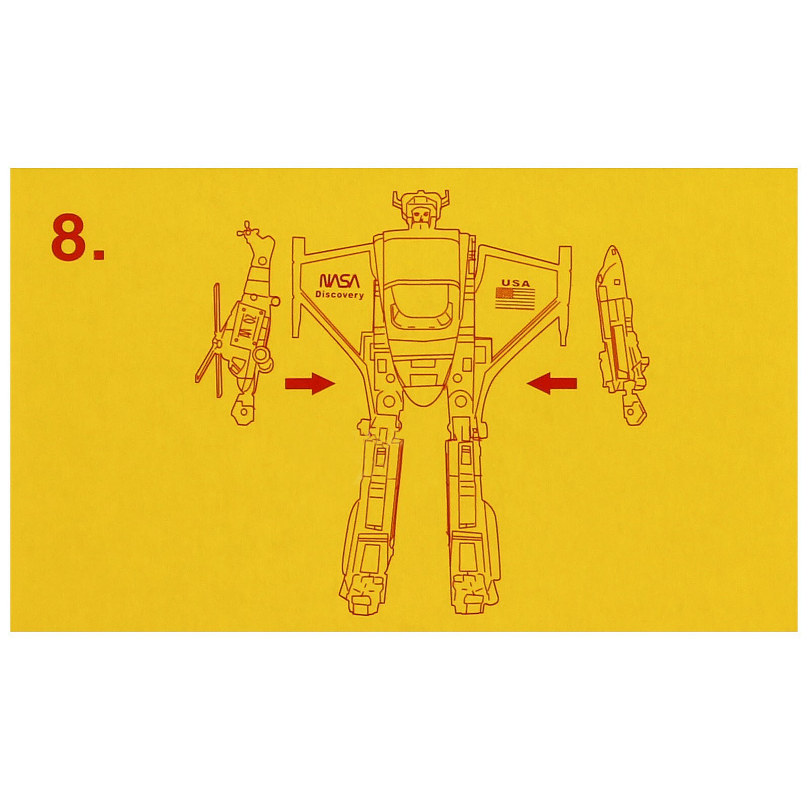 Робот-трансформер Super Robot с аксессуарами «Шаттл» 26 см., 2689А