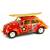 Машинка металлическая Kinsmart 1:24 «1967 Volkswagen Classical Beetle w/ wooden surfboard» KT7002DFS-1, инерционная / Микс