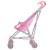 Детская игрушечная прогулочная коляска-трость для кукол Melobo 9302W с поворотными колёсами, металлическая / Микс