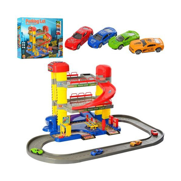 Парковка 3-х ярусная, электрический подъемник, свет, звук