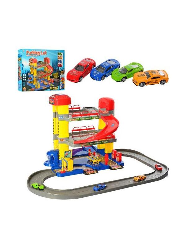 Парковка 3-х ярусная, электрический подъемник, свет, звук