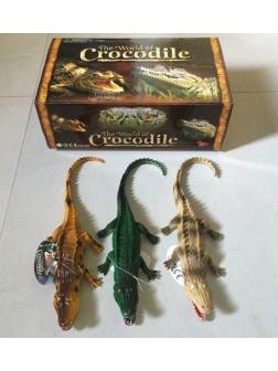 Животные резиновые Крокодил, 3 вида