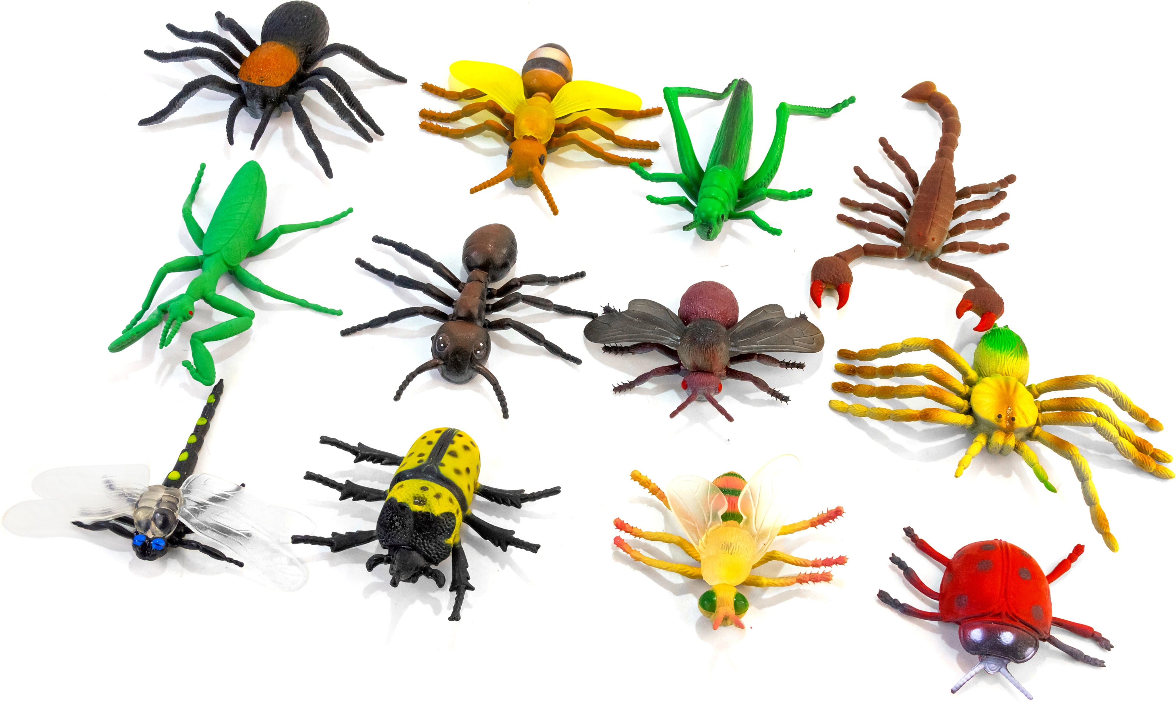Набор фигурок Насекомые 10 см. 5169 / 12 шт.