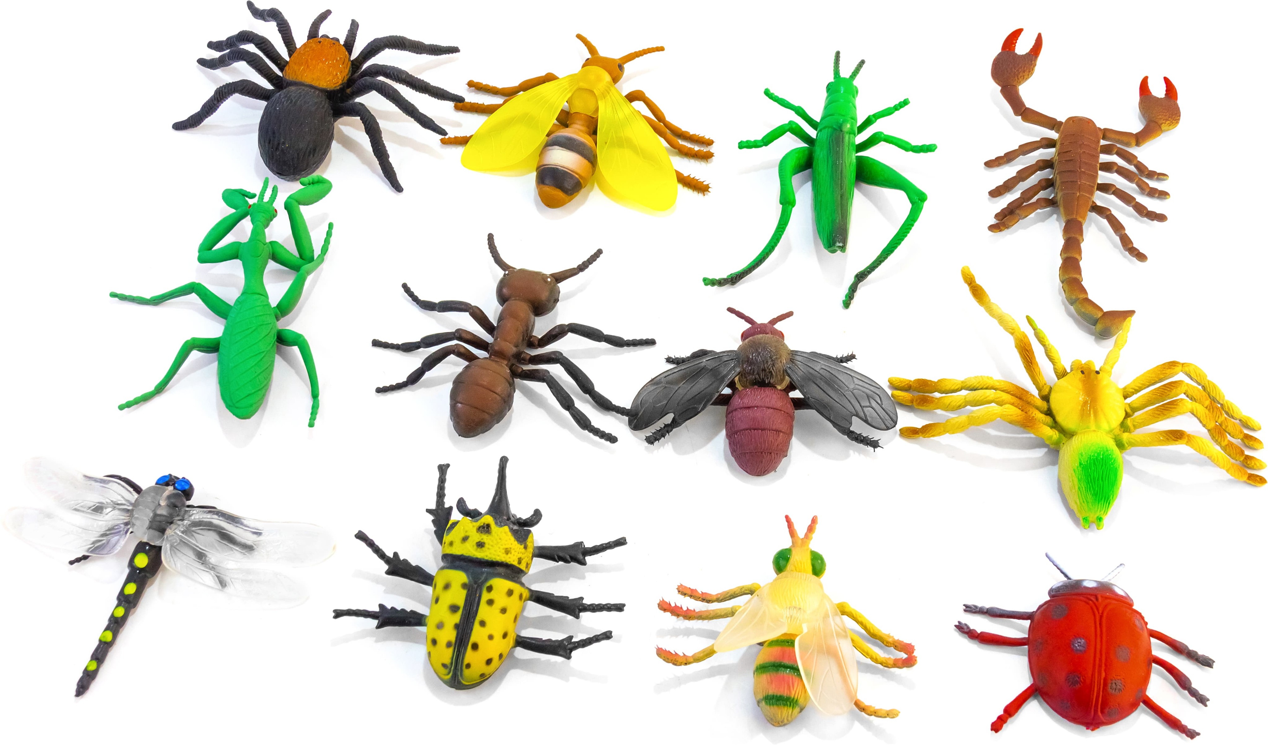 Набор фигурок Насекомые 10 см. 5169 / 12 шт.