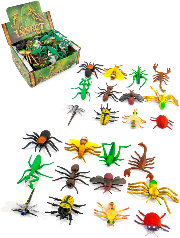 Набор фигурок Насекомые 10 см. 5169 / 12 шт.