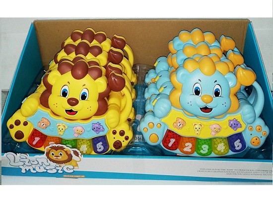 Игрушка музыкальная «Левушка-пианино» со светом и звуком 855-35A / Микс