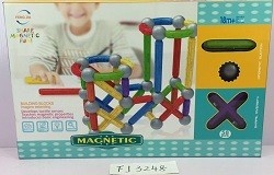 Конструктор Магнетик блок для малышей 58дет. в кор. 48х10х35см