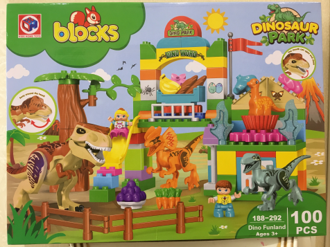 Конструктор Blocks «Большой парк динозавров» 188-292 / 100 деталей