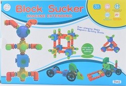 Конструктор Магнетик Блок  для малышей 32 дет. 37х27х10см