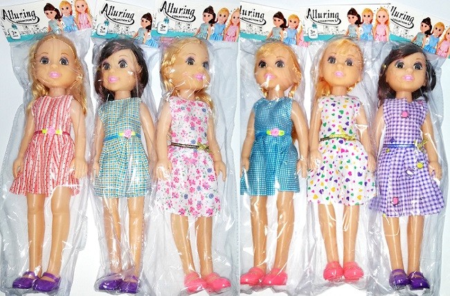 Кукла Allurind в пакете 6 видов размер 32см
