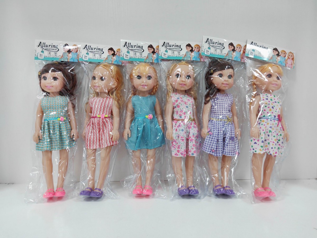 Кукла Allurind в пакете 6 видов размер 32см