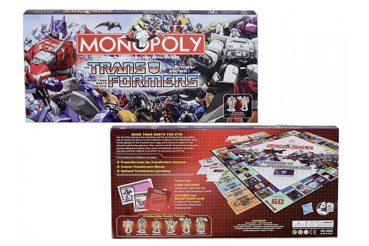 Настольная игра «Монополия: Трансформеры» обучение английскому языку, 4005