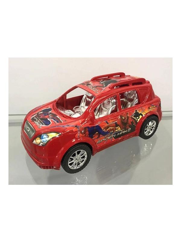 Машинка Спайдермен пластик в пакете