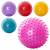 Мяч резиновый с шипами 18см  40гр (цвета  разные)