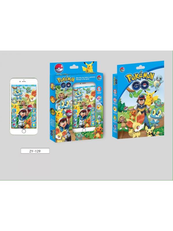 Покемон Го Телефон на батарейках с героями (аналог) в коробке