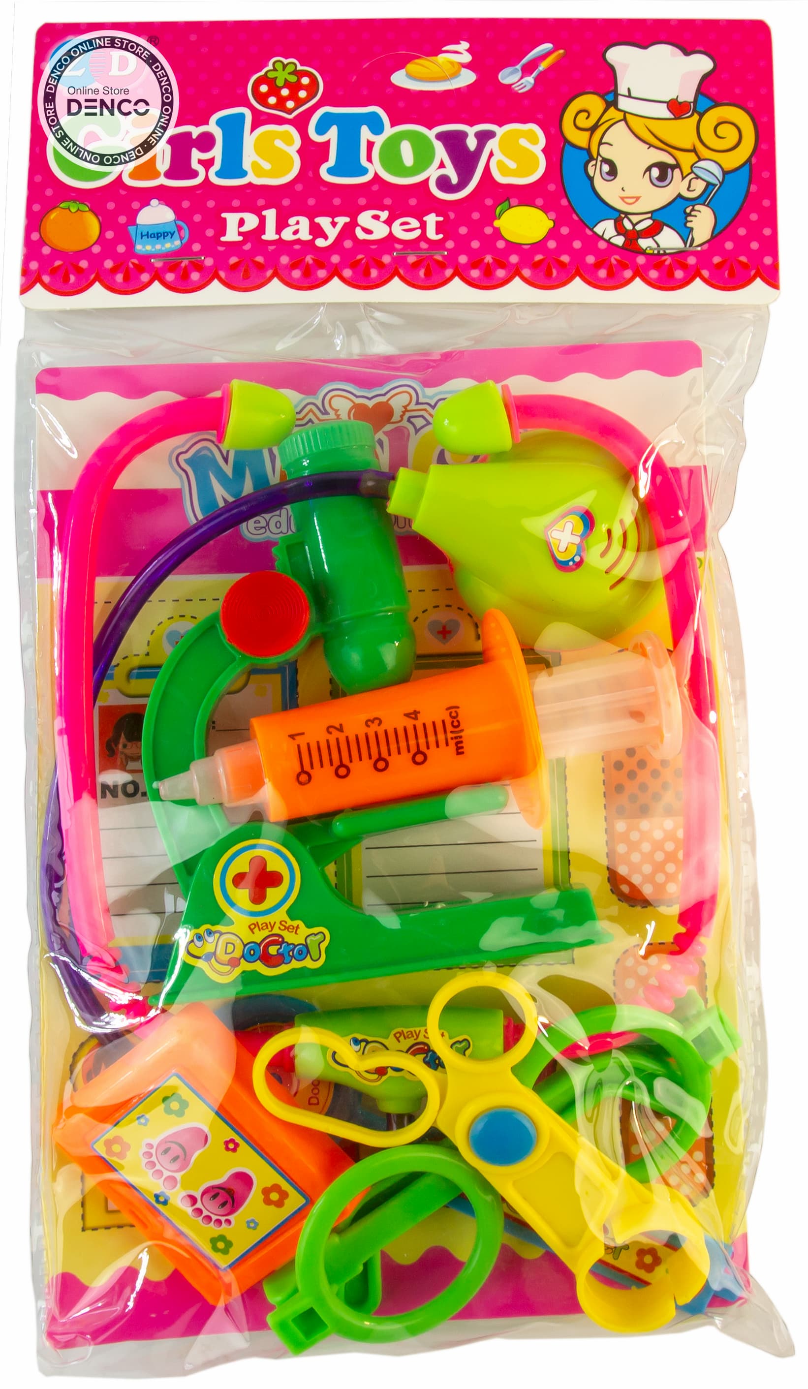 Набор доктора Girls Toys в пакете 30х15.5см / Микс 1 шт.