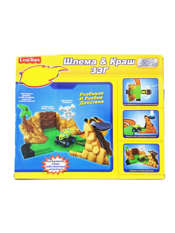 Игровой набор LEQI-TOYS «Вспыш и чудо-машинки: Автотрек в джунглях» LQ333 / 24 детали