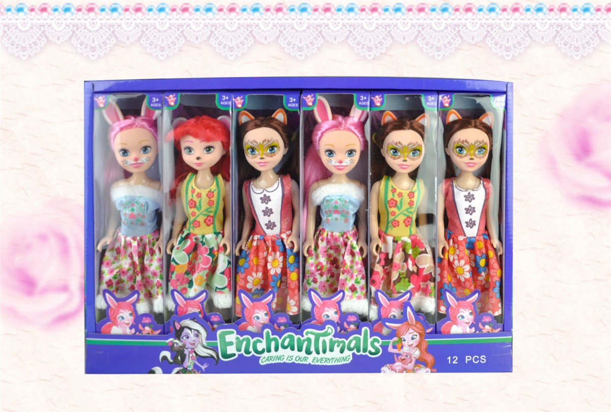 Набор Кукла EnchanTimals 12шт в упаковке 26см