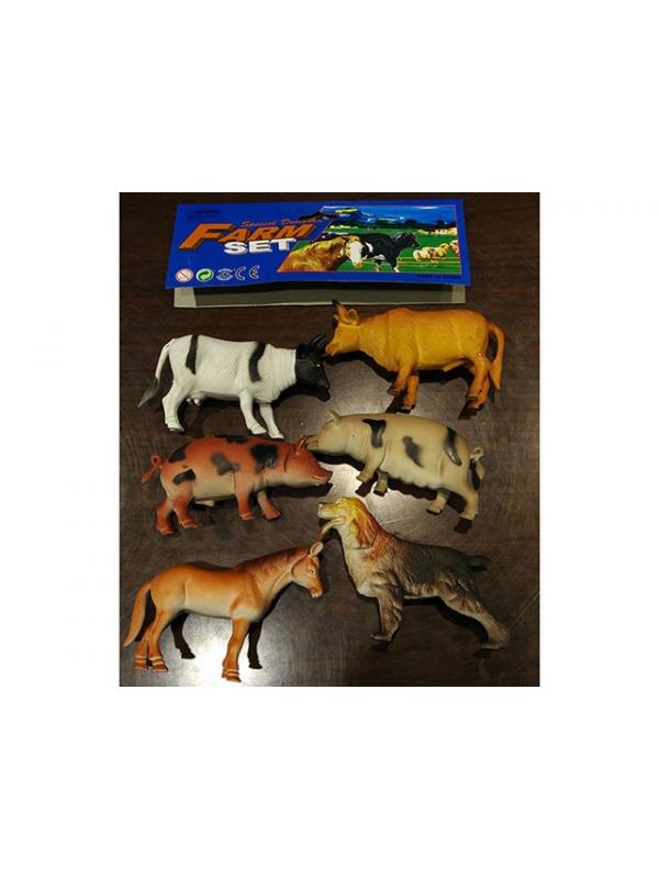 Домашние животные 6шт набор в пакете
