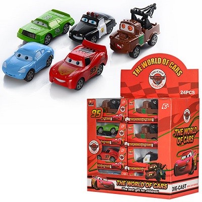 Машинка «Тачки» металлическая / микс