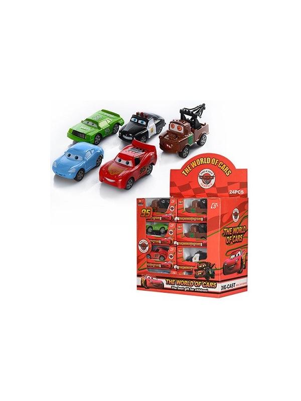 Машинка «Тачки» металлическая / микс