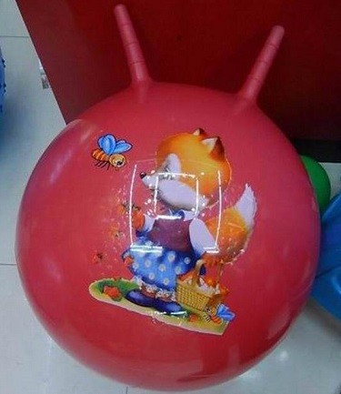Мяч рогач с мультгероями в ассортименте